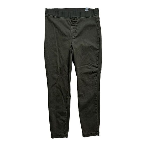 Womens Buffalo by David Button Chocolate High Waisted Leggings - Sz L - Picture 1 of 3